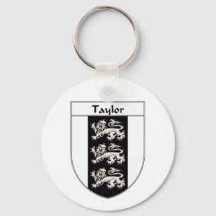 Chaveiro Crista da brasão/família de Taylor