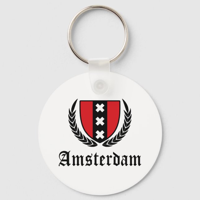 Chaveiro Crista de Amsterdã (Frente)