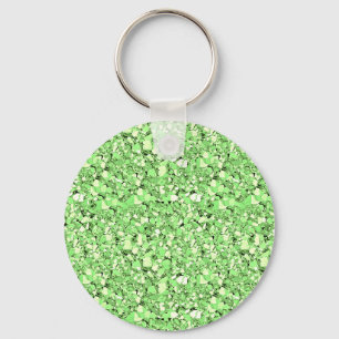 Chaveiro Cristal Druzy - peridot verde