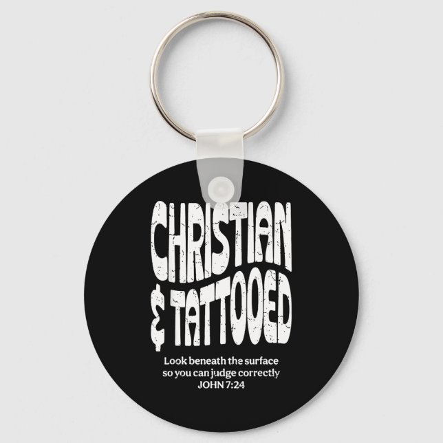 Chaveiro Cristão E Tatuaado (Frente)