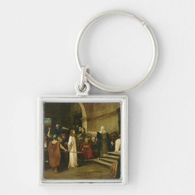 Chaveiro Cristo antes de Pilate, 1880 (Frente)