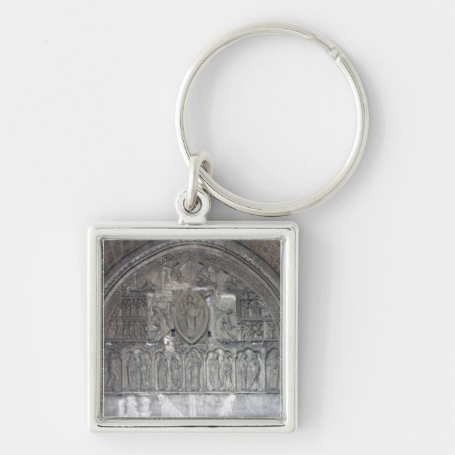 Chaveiro Cristo com dois anjos e cenas da vida de (Frente)