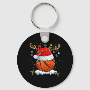 Chaveiro Cristo de Basquete Santa Hat para Reindeer de Ilum