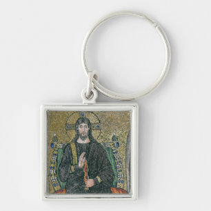 Chaveiro Cristo enthroned com os anjos