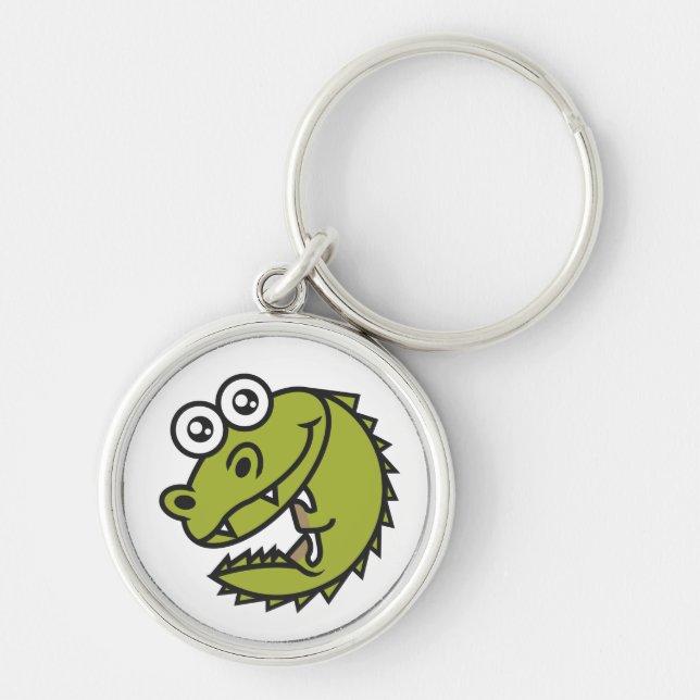 Chaveiro Crocodilo de Bebê Cute (Frente)