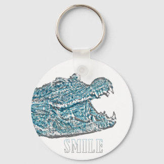 Chaveiro Crocodilo de Sorriso