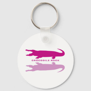 Chaveiro Crocodilo Reflexão Roxo)