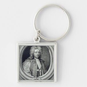 Chaveiro Croft de William, gravado por George Vertue