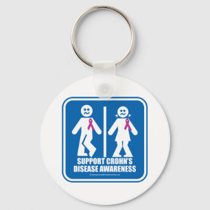 Chaveiro Crohn's Disease Restroom Sign