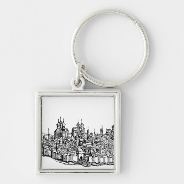 Chaveiro Crônica Premium Medieval de Erfurt da Turíngia Art (Frente)
