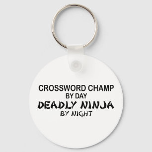 Chaveiro Crossword Deadly Ninja por Noite