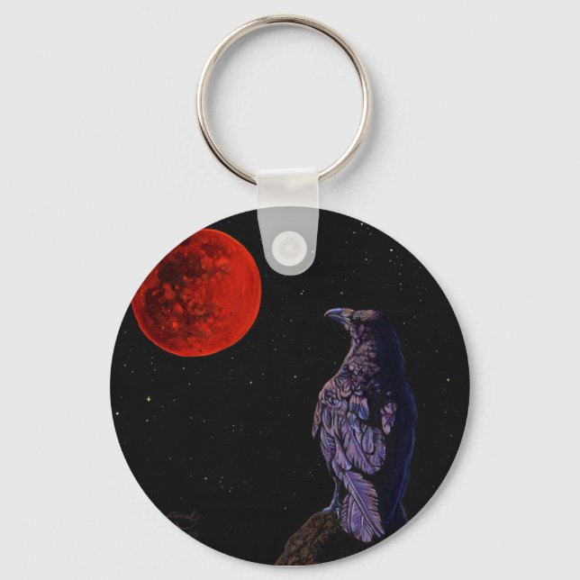 Chaveiro Crow Moon (Frente)
