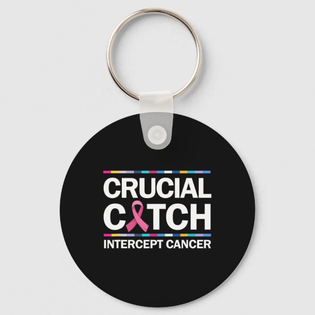 Chaveiro Crucial a Catar Intercept Cancer Breast Cancer Awa (Frente)