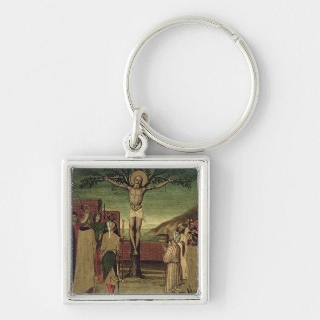 Chaveiro Crucificação de St Andrew (Frente)