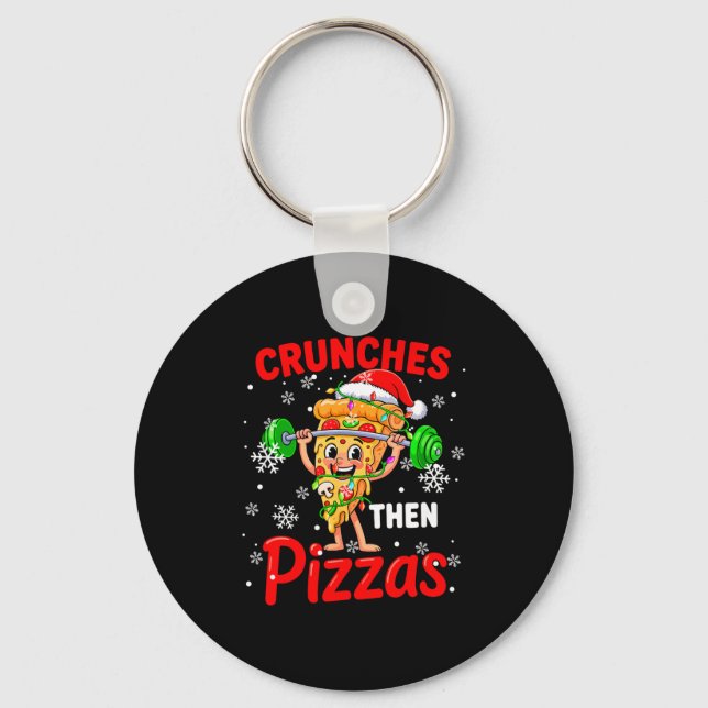 Chaveiro Crunches Então Zzas Natal Papai Noel Zza Levantame (Frente)