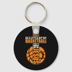 Chaveiro Cruz Cristã de Basquete
