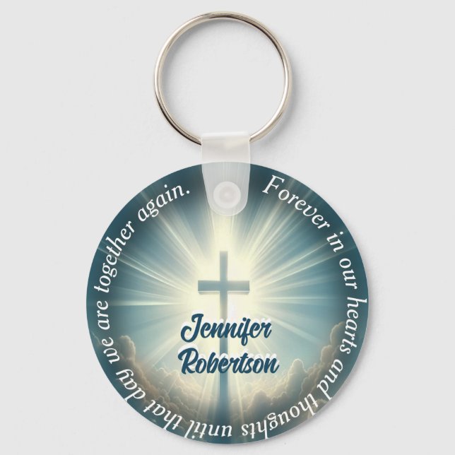 Chaveiro Cruz e Nome (Frente)