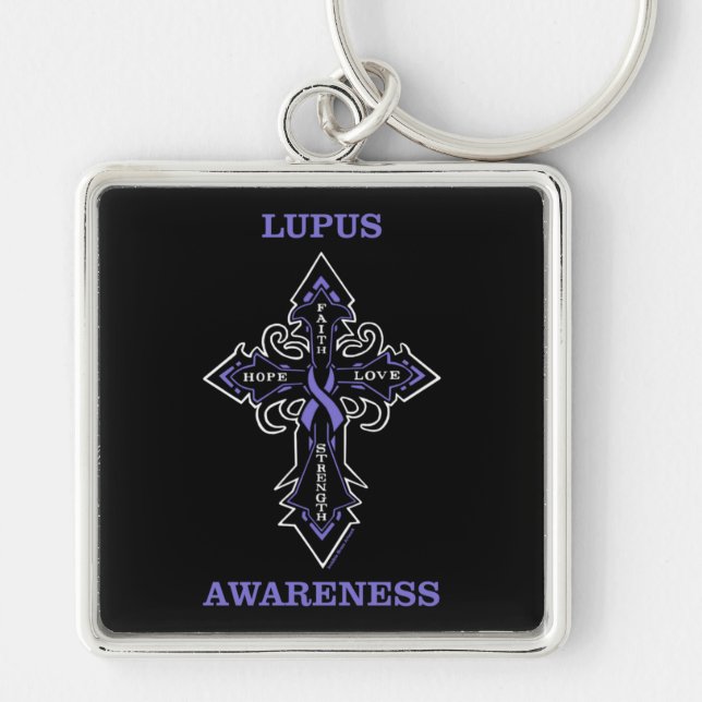 Chaveiro Cruzamento/Consciência...Lupus (Frente)