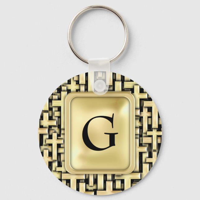 Chaveiro Cruzamentos de ouro (Frente)