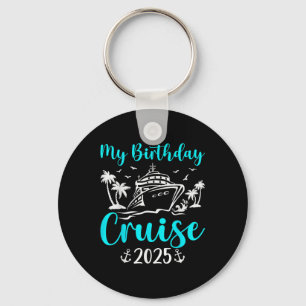 Chaveiro Cruzeiro de Aniversário 2025 Navio Barco Festa - U