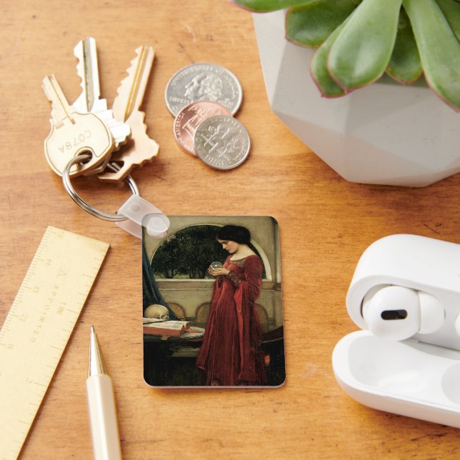 Chaveiro Crystal Ball por John William Waterhouse (Mesa)