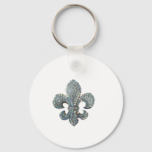 CHAVEIRO CRYSTAL FLEUR DE LIS