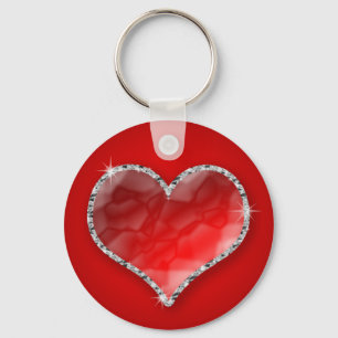 Chaveiro Crystal Heart