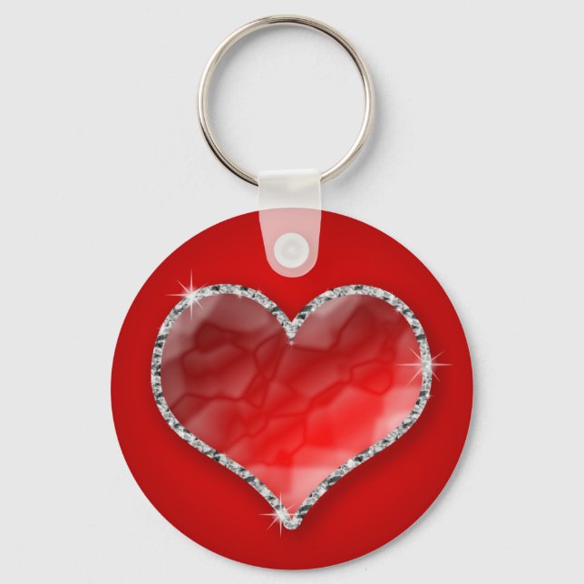 Chaveiro Crystal Heart (Frente)