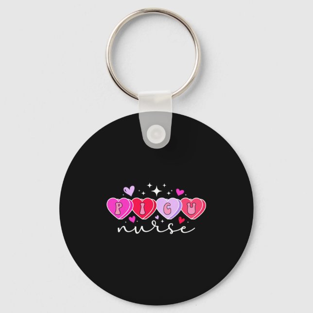 Chaveiro Cu Nurse Valentine Hearts Cu Nursing Valentine  (Frente)