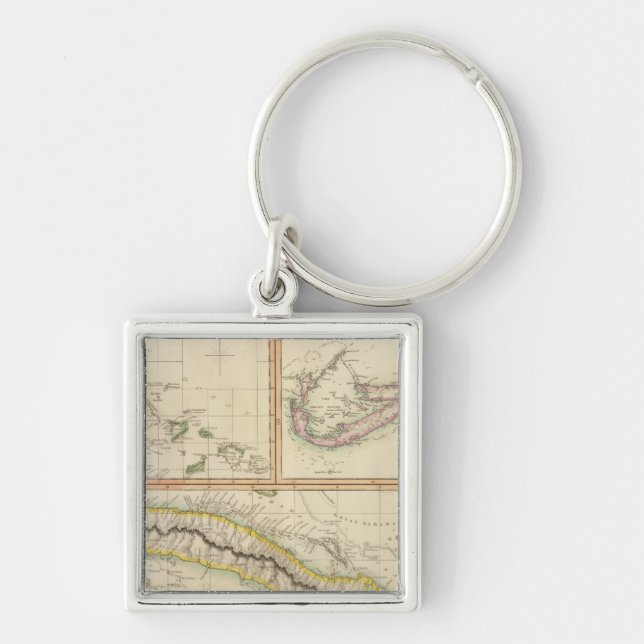 Chaveiro Cuba, Bahama I, Bermudas (Frente)