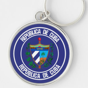Chaveiro Cuba Round Emblem