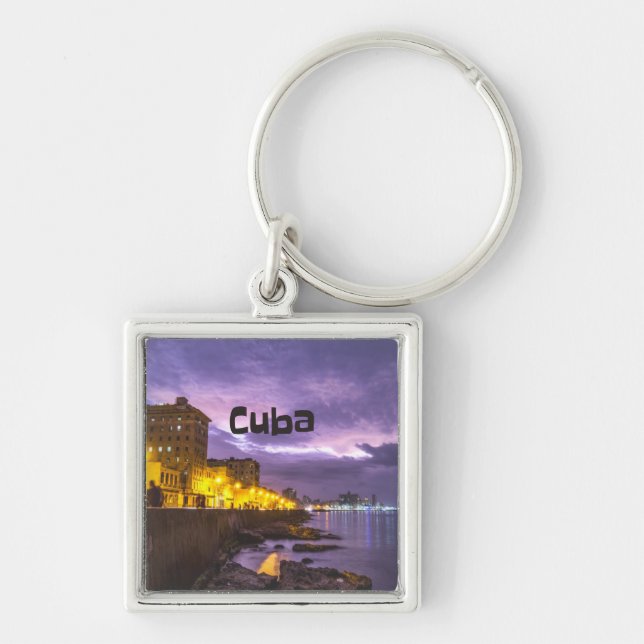 Chaveiro Cubana Havana - Praias À Noite (Frente)