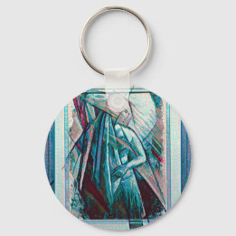 Chaveiro Cubist Art Deco Belly Dancer