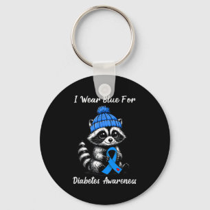 Chaveiro Cubo Caiu Do Raccoon Eu Visto Azul De Fita Para Di