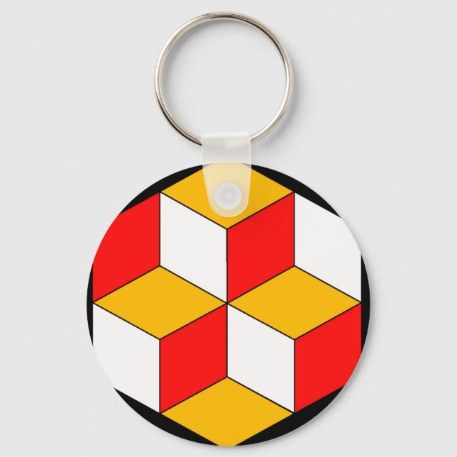Chaveiro Cubos 3d (Frente)