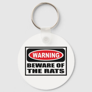 Chaveiro CUIDADO DA Cadeia-Chave RATS