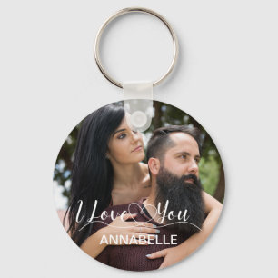 Chaveiro Cuidado de Casal & Amor Foto Romântica