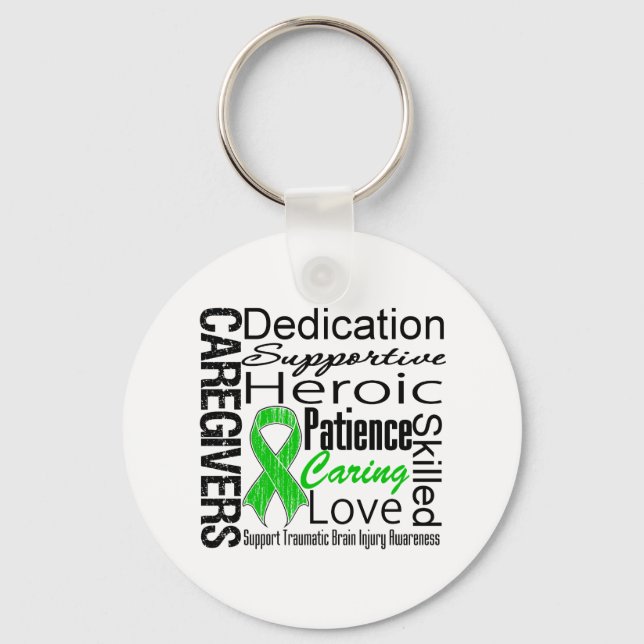 Chaveiro Cuidadores Colagem Lesão cerebral traumática (Frente)