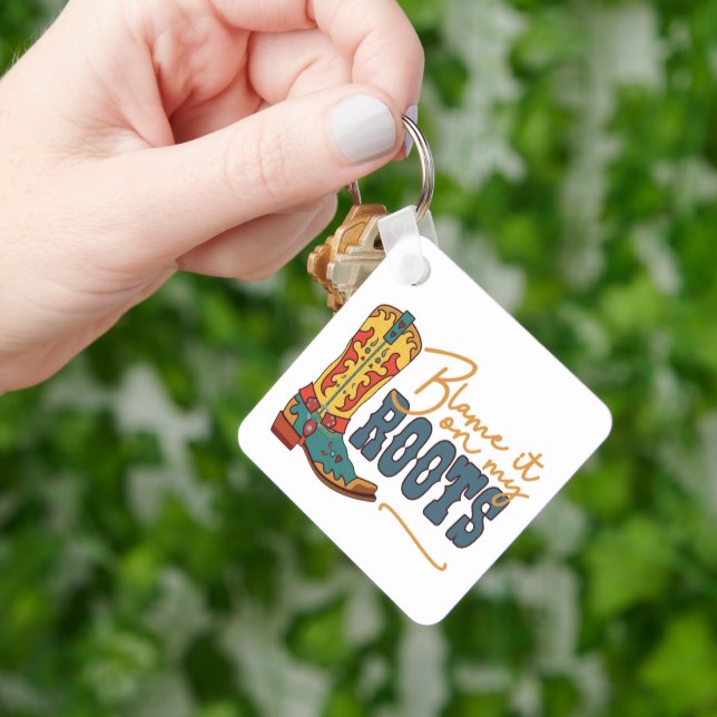 Chaveiro Culpe-O Nas Minhas Raízes (Mão)