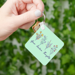 Chaveiro Cultivar Pensamentos Positivos Plantas Florais De