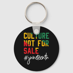 Chaveiro Cultura Não Está À Venda Juneteenth, Juneteenth 18