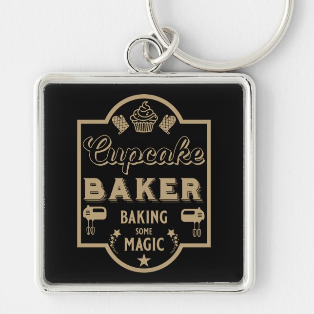 Chaveiro Cupcake Master Baker (Frente)