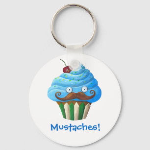 Chaveiro Cupcake Mustached doce
