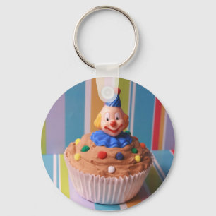 Chaveiro Cupcake retro do palhaço