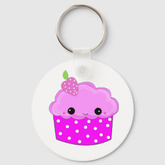Chaveiro Cupcake Roxo Glasado