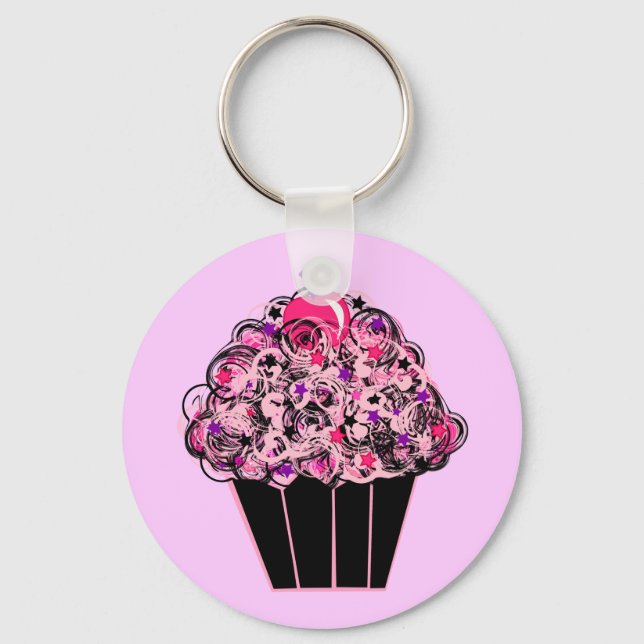Chaveiro Cupcake Whimsical (Frente)