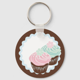 Chaveiro Cupcakes bonitos do fosco do Pastel