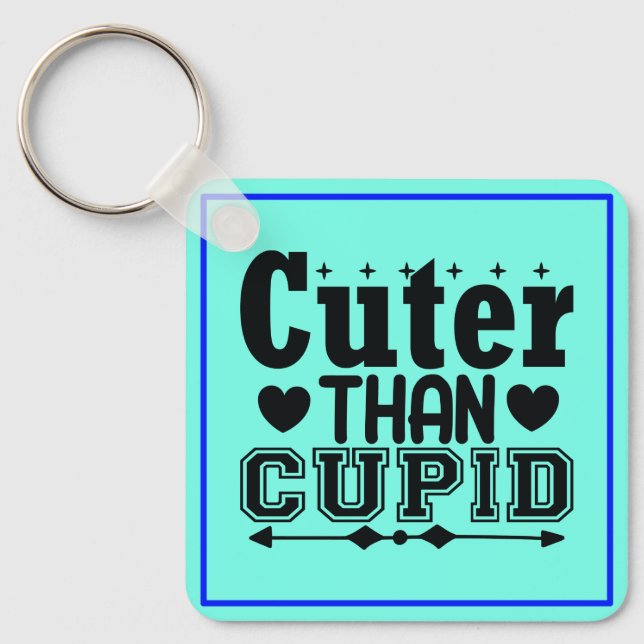 Chaveiro Cupido Mais Cortante Que Cupido (Frente)