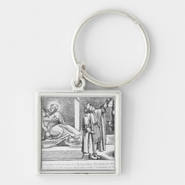 Chaveiro Cura com a intercessão de uma cura (Frente)