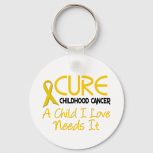 Chaveiro CURA da consciência do cancer da infância